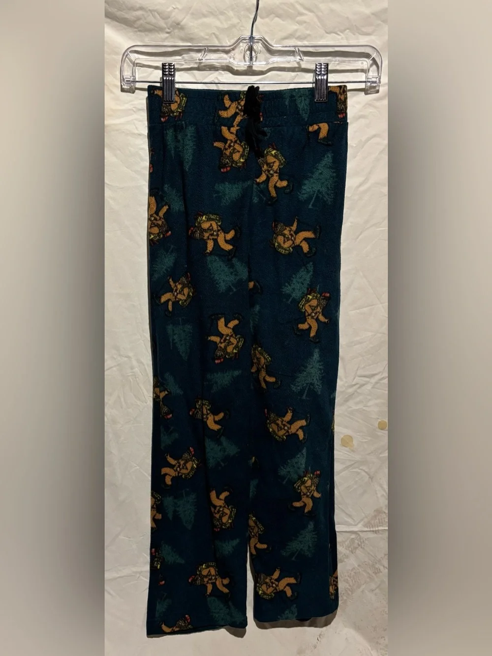 Kids Sasquatch Fleece Pajama Pants - Green